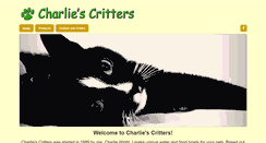 Desktop Screenshot of charliescritters.com